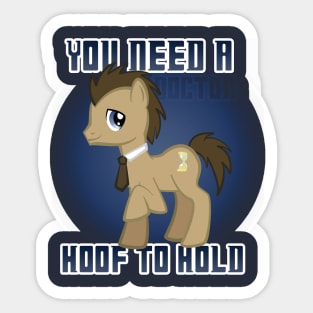 A Hoof to Hold Sticker